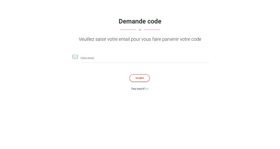 Code oublié